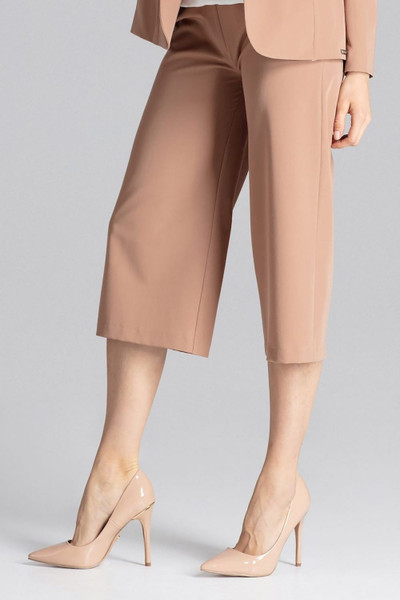 brown - Women trousers model 129787 Figl U704-129787
