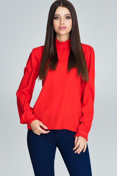 red - Blouse model 116366 Figl U704-116366