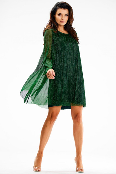 green - Evening dress model 189431 awama U704-189431