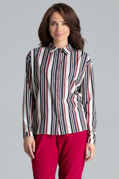 multicolor - Long sleeve shirt model 135874 Lenitif U704-135874