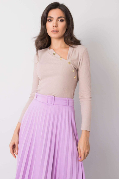 beige - Blouse model 159785 Och Bella U704-159785