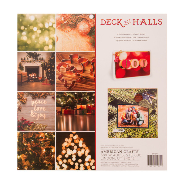 Holiday Single Sided Paper Pad Deck The Halls N274-FC01412711
