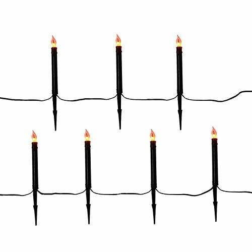 Inc 9 Inches C and le Pathway Markers Outdoor Halloween Dacor N274-FC01591388
