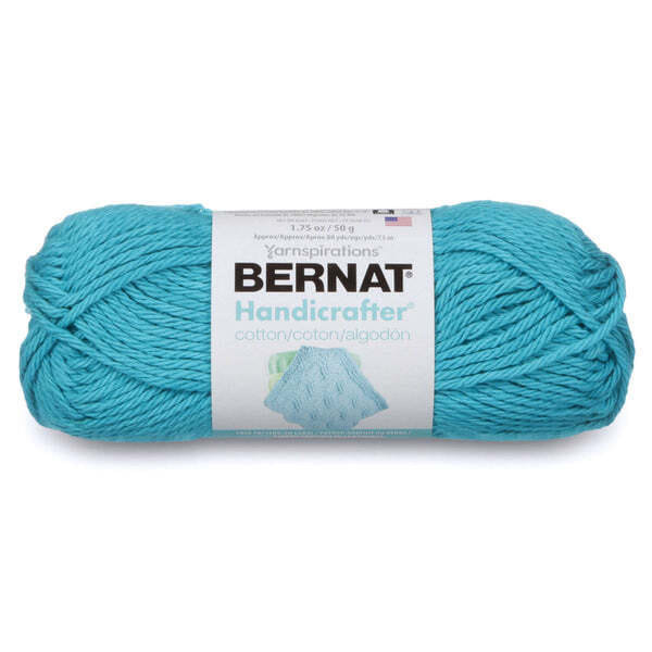 Spinrite Bernat Handicrafter Cotton Yarn Solids Mod Blue 1 Pack of 1 Skein N274-FC01393080