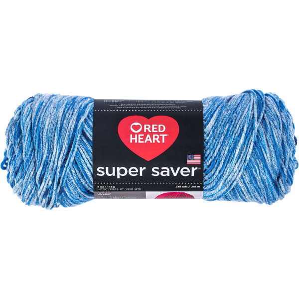 Red Heart Super Saver Yarn Lapis 1 Pack of 1 Skein N274-NM01063207_b2b