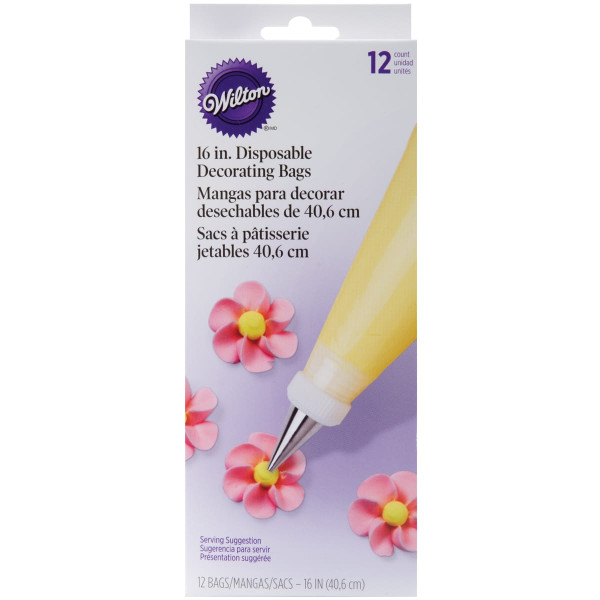 Wilton Disposable Decorating Bags 12 Per Pkg 16 Inch N274-FC01213570