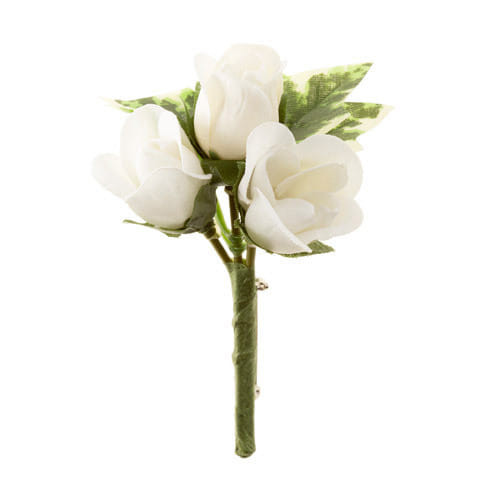 Mini Rosebud Boutiner Vendor Delay 4 Inch White N274-FC01498435