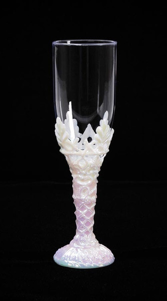 Champagne Glass Filigree Finished Edge 4 Inches N274-FC01559440