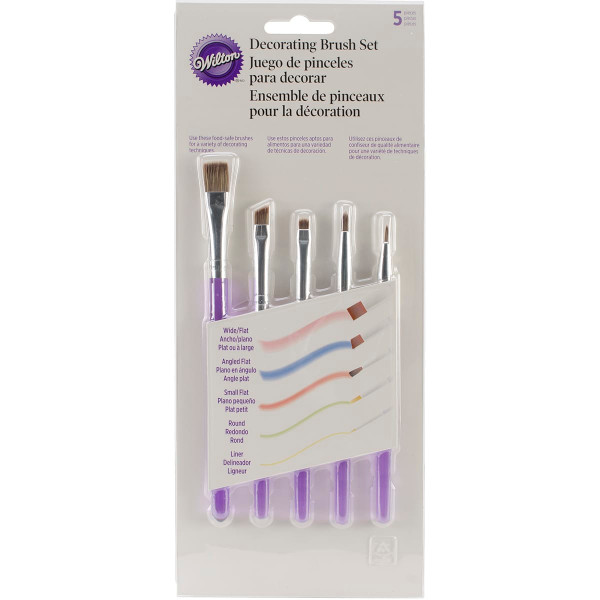 Wilton Cake Decorating Tools 5 Piece Brush Set 1 Pack of 5 Piece N274-FC01043528
