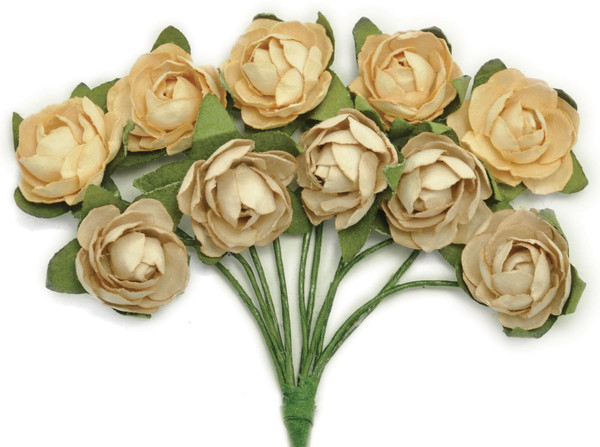 Paper Blooms Mini Flowers Honey N274-MI01272301