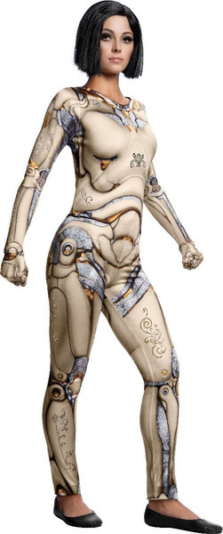 Women S Battle Angel Alita Doll Body Costume Extra Small N274-FC01189915