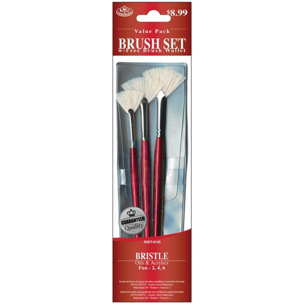 Royal Brush Bristle Fan Value Pack Brush Set N274-FC01225757