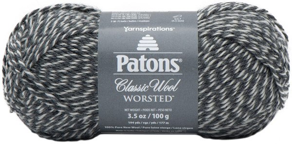 Patons Classic Wool Yarn Dark Grey Marl 1 pack of 1 Skein N274-FC01320376