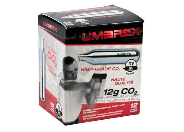 Umarex 12-Gram CO2 Cartridges, 12ct P892-PY-A-4238