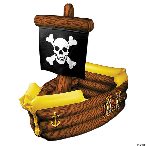 Inflatable pirate ship cooler N274-MR01BG50989