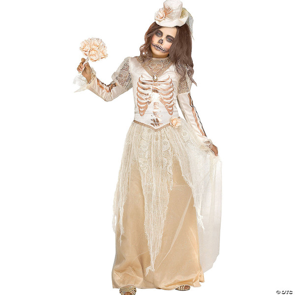 Kids Victorian Bride Costume Medium 810 N274-MR01FW126332MD
