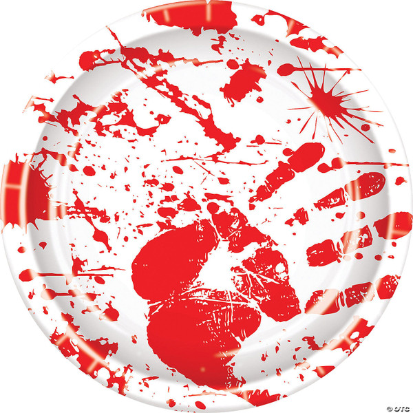 Bloody handprint plates N274-MR01BG08003