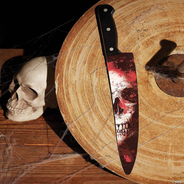Chef Knife 15 inch Skull Graphic Blade N274-MR01FW90964CS
