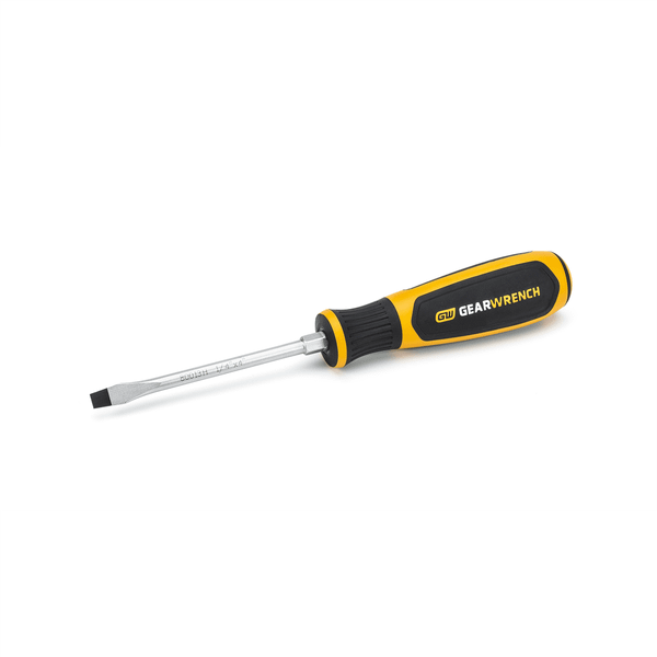 GearWrench 1/4 Inch x 4 Inch Slotted Dual Material Screwdriver T398-KDT80013H