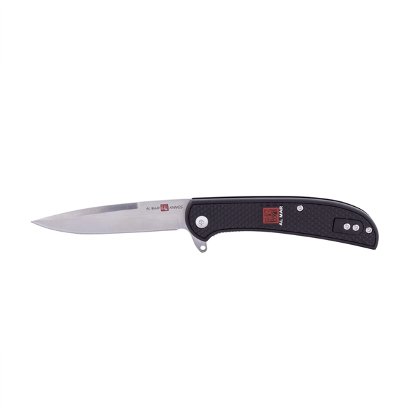SUNEX Knife UTAS CBB 8Cr 56HRC Satin 3.15in Trad GlNylon Black T398-SUNAMK4124