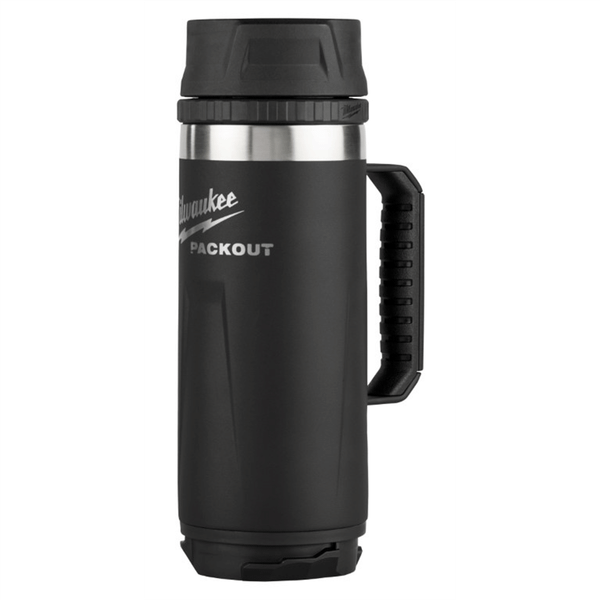 Milwaukee Tool PACKOUT 18oz Insulated Mug with Sip Lid - Black T398-MLW48-22-8394B