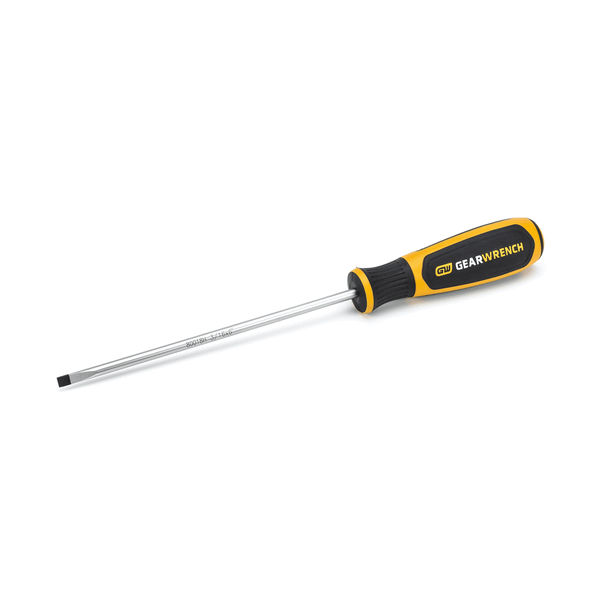 GearWrench 3/16 Inch x 6 Inch Cabinet Dual Material Screwdriver T398-KDT80018H