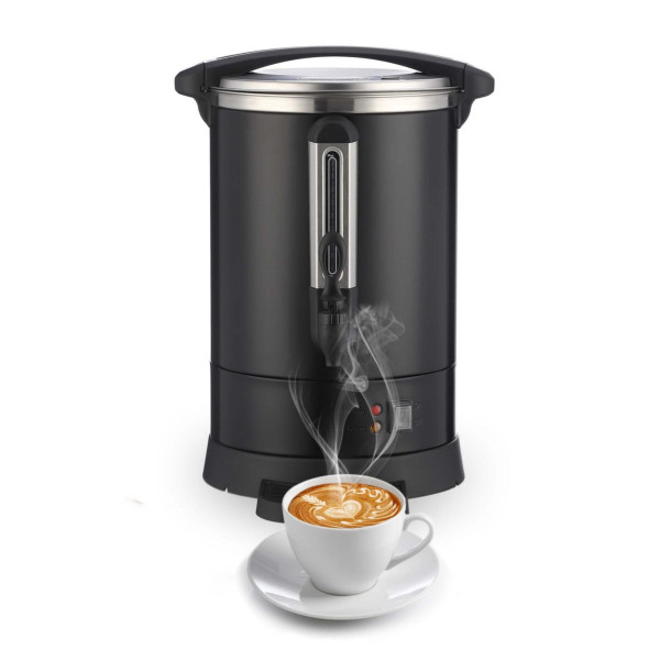 US GARVEE Commercial Coffee Urn Food Grade 304 Stainless Steel Hot Water Urn Hot Drink Dispenser Bl K484-PHO_0ZEJM2BF_US