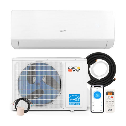Energy Star Certified 12000 BTU 24 SEER2 115V Ductless Mini Split Air Conditioner and Heater WiFi E B593-FP10895US-WH+