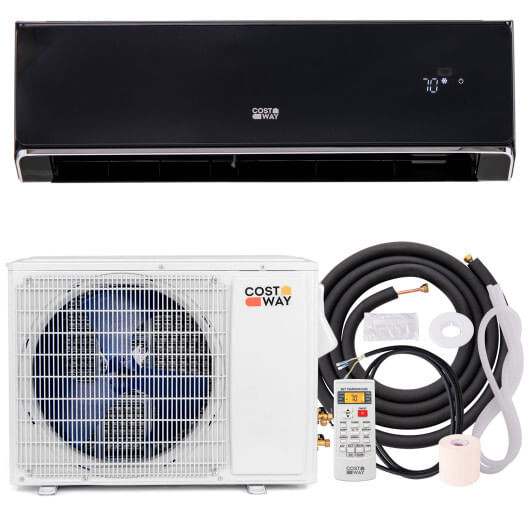 12000 BTU 22 SEER2 208-230V Wifi Enabled Mini Split Air Conditioner and Heater Black B593-FP10788US-BK+