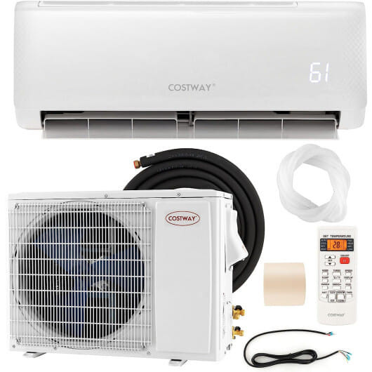 Airtural Series 18000 BTU 21 SEER2 Ductless Mini Split Air Conditioner and Heater 208-230V Energy S D681-FP10518US-WH+