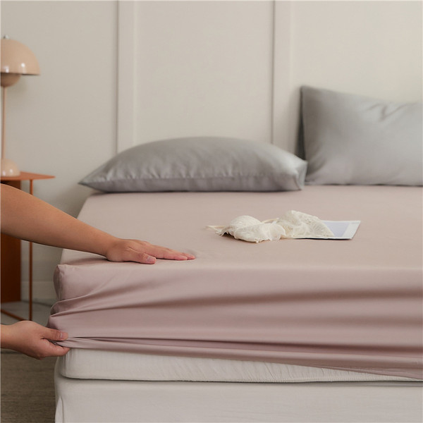 Pattern: Dark Pink, Size: 90x190cm - 60 Pieces Lyocell Tencel Bedspread Cover Single Piece Summer L Q119-CJYD233694036JQ
