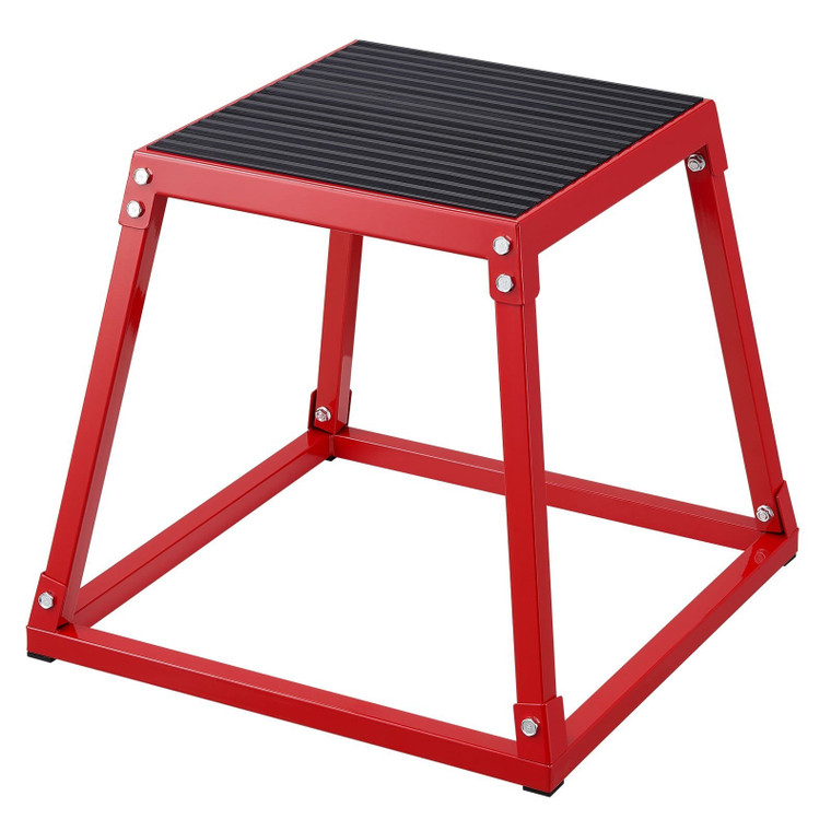  Plyometric Jump Box, 18 Inch Plyo Box, Steel Plyometric Platform and Jumping Agility Box, Anti-Sli E415-TXTD18YCGTHSGS4ASV0