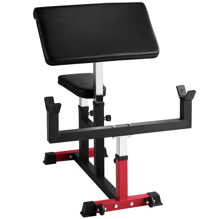  Preacher Curl Bench, Strength Training Biceps Machine, Max load 440 LBS Home Gym Equipment, Seated E415-JCKMSYKDJGDDU0OQUV0