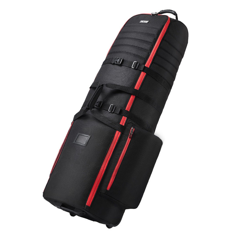  Golf Travel Bag, Outdoors Soft-Sided Golf Travel Cover, Heavy Duty 1800D Polyester Oxford Wear-Res E415-RBKRBK1800DNX40NZV0