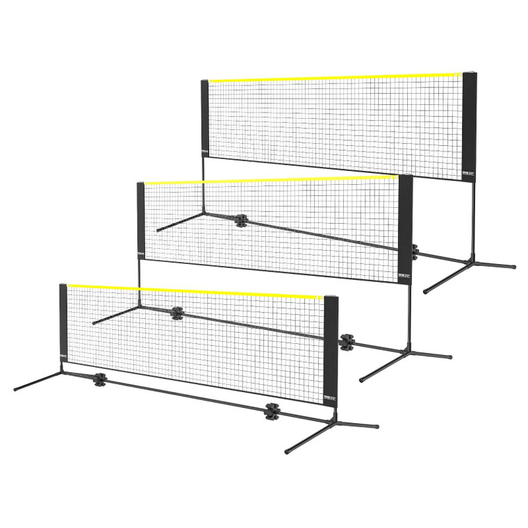  Badminton Net, Height Adjustable Volleyball Net, 10ft Wide Foldable Pickleball Net, Portable Easy  E415-ZCGDZYMQW1024T4VVV0
