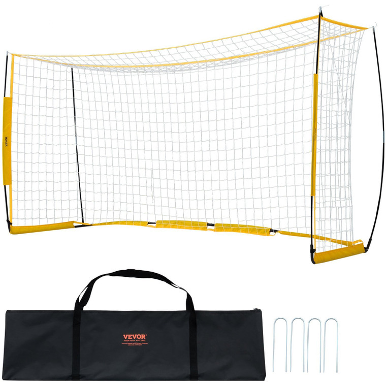  Portable Soccer Goal, 12x6 ft Adults Kids Backyard Soccer Net, Large Practice Soccer Net, Steel Fi E415-TZDZBXZQMTZDYBW4XV0