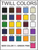 CARHARTT CTK288 CUSTOM EMBROIDERD HOODIE TWILL COLORS