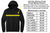CARHARTT CTK288 CUSTOM EMBROIDERD HOODIE SIZE CHART