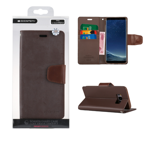 Brown Sonata Wallet Case for Samsung S8 Plus