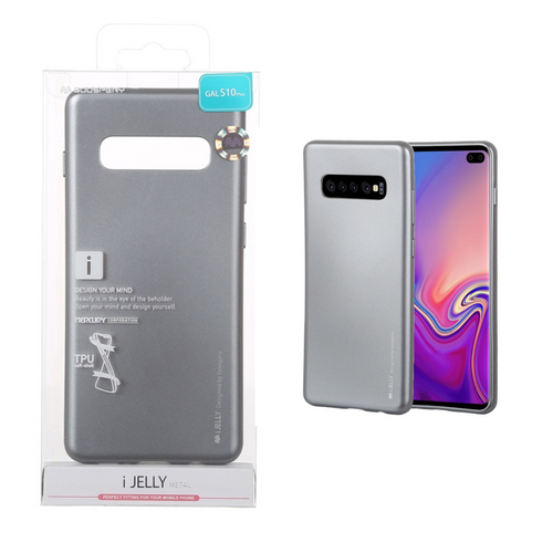 GOOSPERY Grey Metallic Texture Jelly Case for Samsung Galaxy Note 8