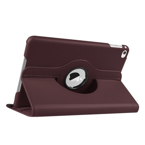 iPad Mini 4 5 360 Folio Case (Brown)