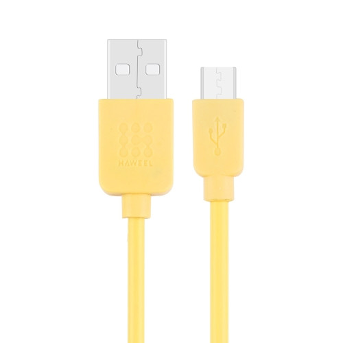 Haweel Micro USB Charging Cable 1M (Yellow)