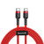 Baseus USB C to USB C Red Charging Cable (2m)