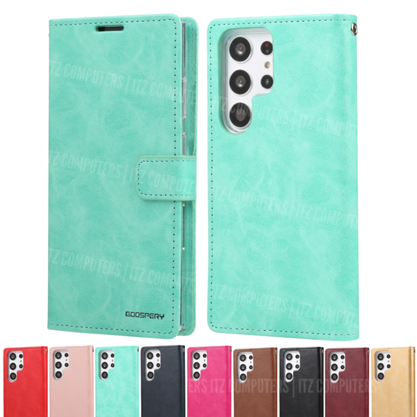 Bluemoon Diary Wallet Case for Samsung S23 Plus