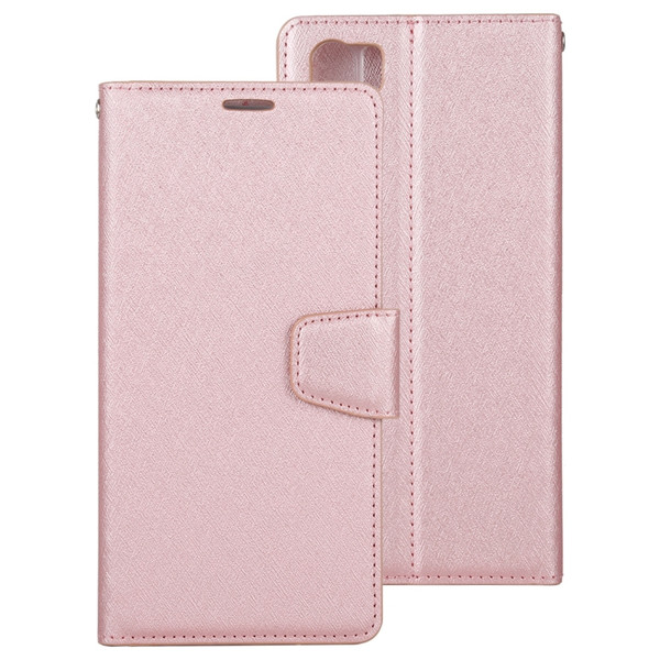 OPPO A91 Wallet Case [Rose Gold]