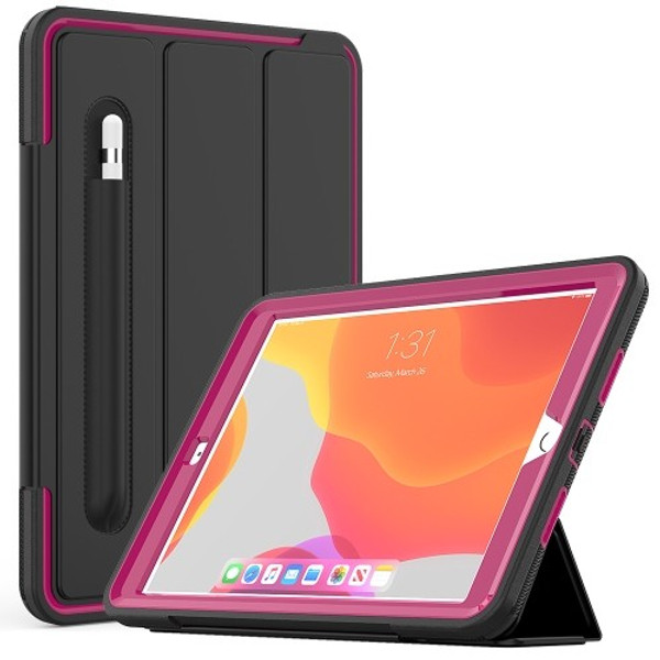 iPad 7/8/9th Gen (10.2") Heavy Duty Case (Dark Pink)