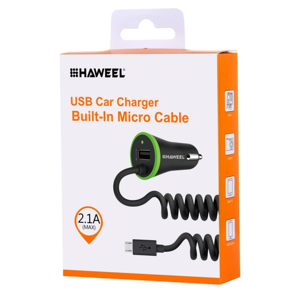 Haweel USB Car Charger with Micro USB Cable