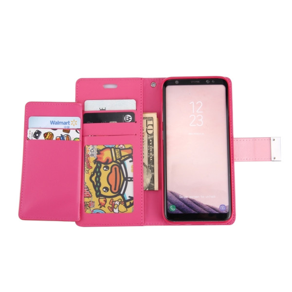 Rich Diary Wallet Case for Samsung Galaxy S8 (Pink)