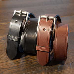 Heavy Duty Creased Edge Steer Hide Lifetime Belt 1.5" Heavy Duty Creased Edge Steer Hide Lifetime Belt 1.5"