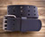 Full Grain Buffalo Leather Triple Prong Belt 1.75"